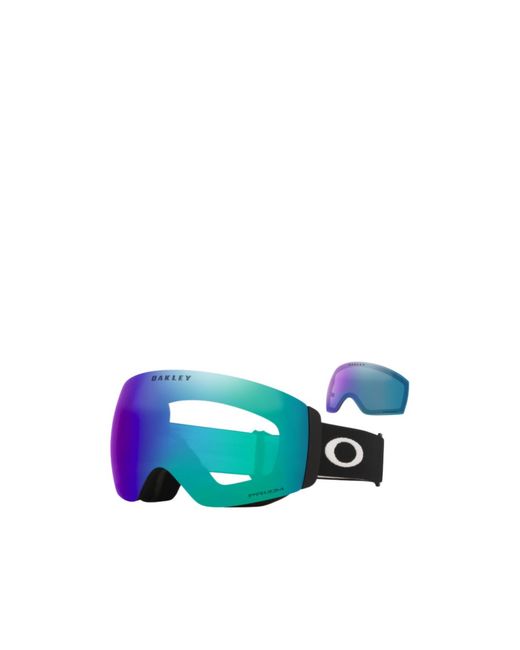 Oakley Blue Flight Deck Pro M Snow Goggles for men