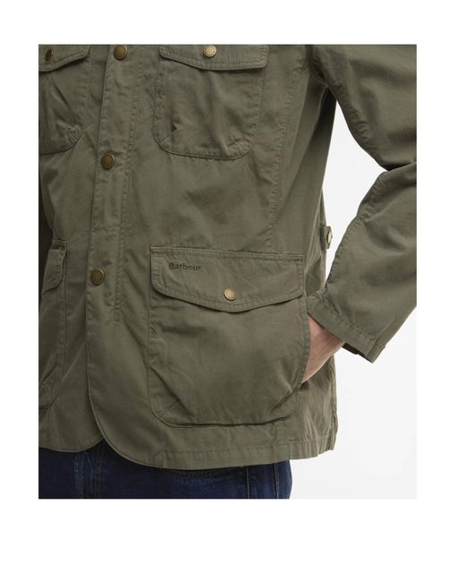 Barbour Green Ogston Casual Jacket for men