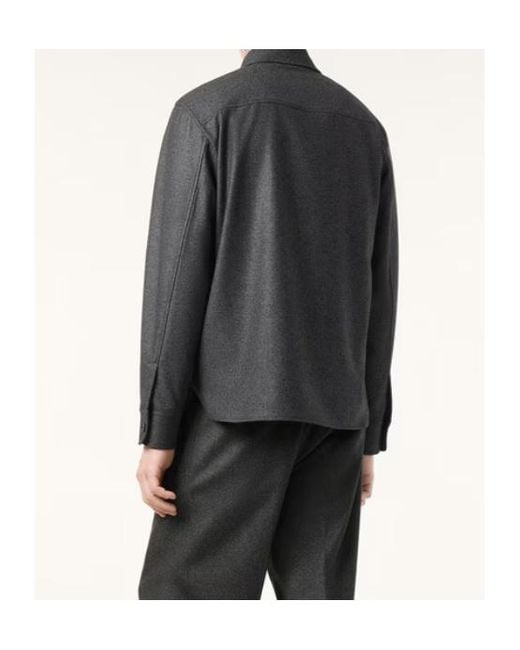 Loro Piana Gray Jim Overshirt for men