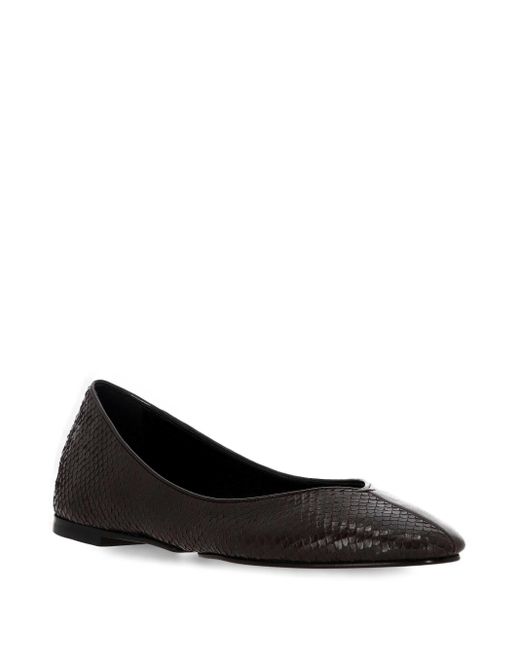 Jacquemus Black Panelled Slip-On Flats
