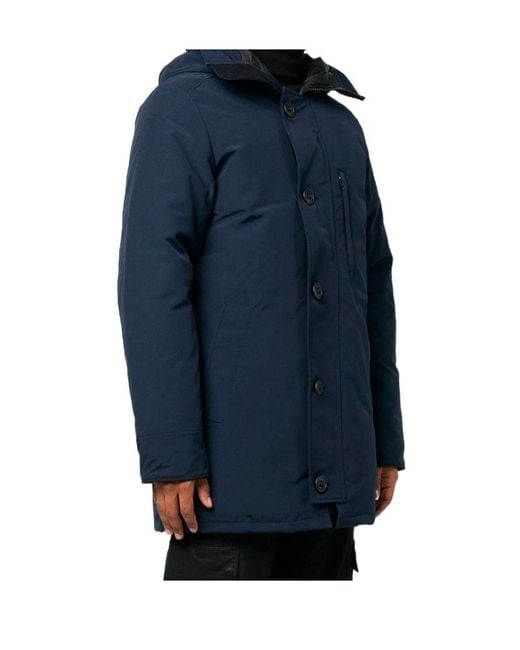 Canada Goose Blue Chateau Padded Down Parka for men