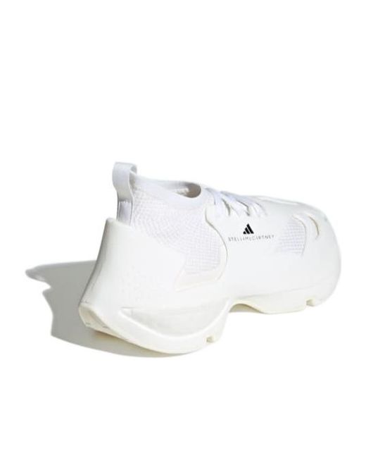 Adidas By Stella McCartney White Sportswear Lace-Up Sneakers for men