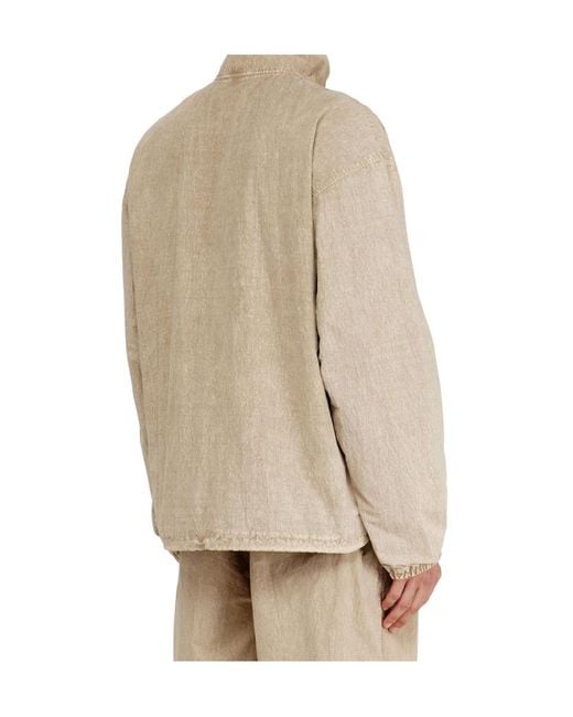 DIESEL Natural Treated Taslan Jacket for men
