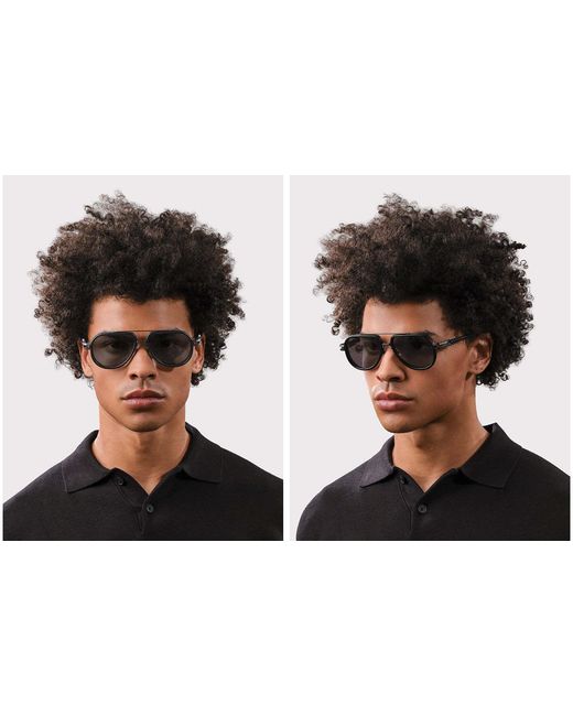 Dita Eyewear White Logo Sunglasses for men
