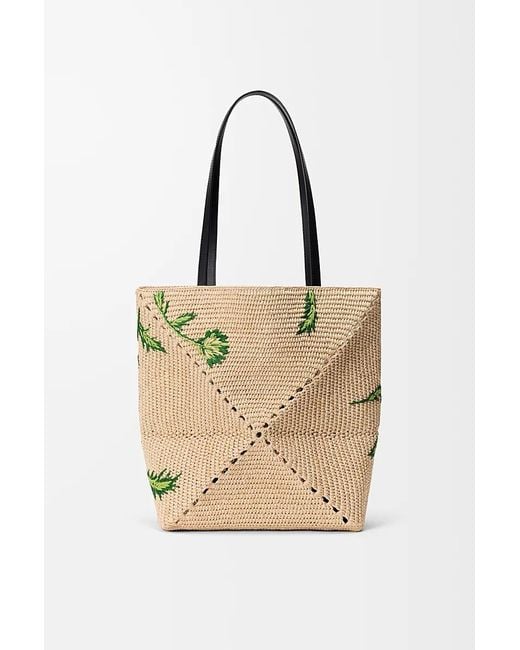 Loewe Metallic Medium Puzzle Fold Tote Bag