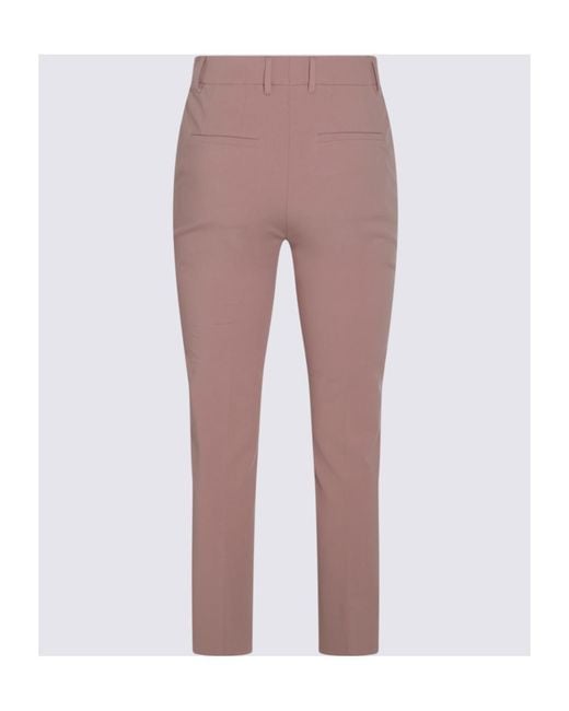 Incotex Purple Cropped Pants