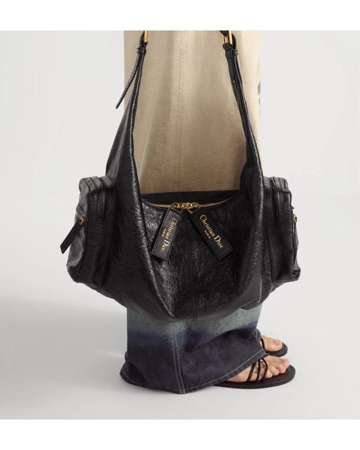 Dior Black Medium Grand Tour Multipocket Bag