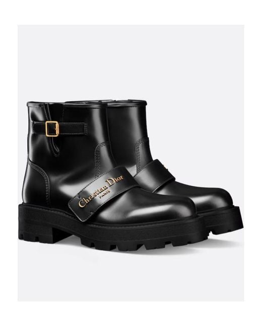 Dior Black D-Quest Ankle Boot