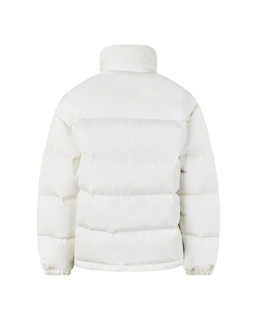 Gucci White Twill Bomber Jacket