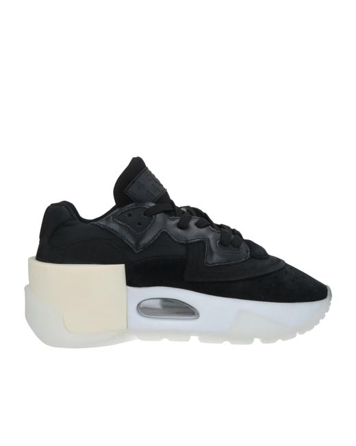 MM6 by Maison Margiela Black Minimalist Low-Top Casual Shoes
