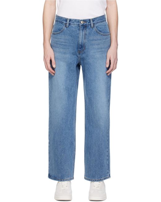 Adererror Blue Jeans With Belt Loops for men