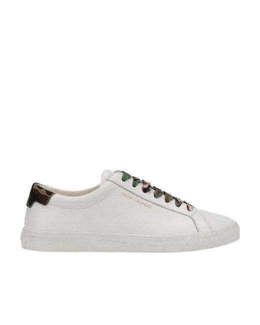 Saint Laurent Multicolor Andy Low-Cut Casual Sneakers