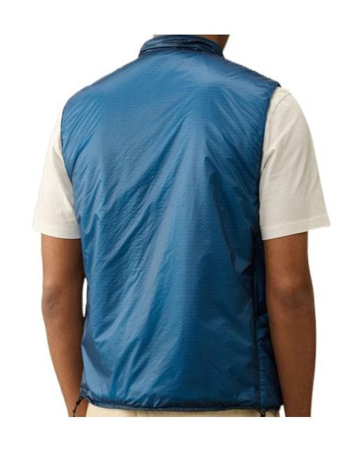 C P Company Blue Zipper Vest for men