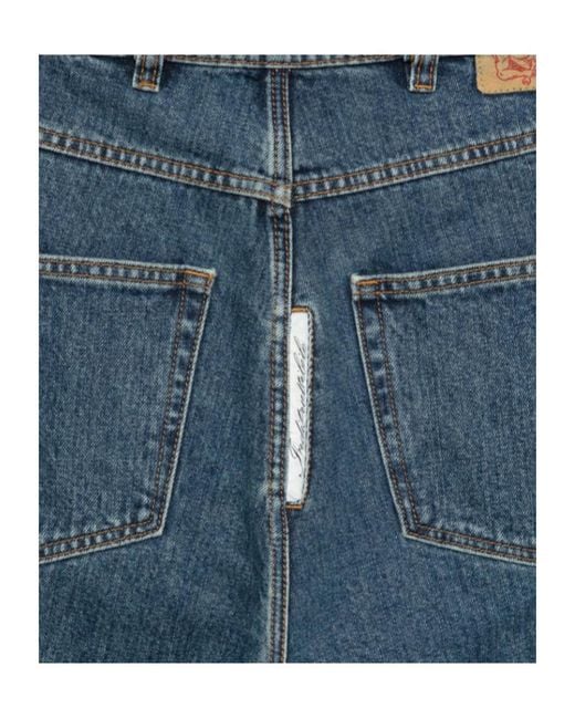 Magliano Blue Belt Loops Jeans for men