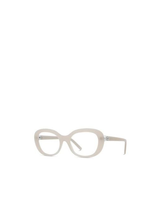 Givenchy White Full Frame Plain Mirror