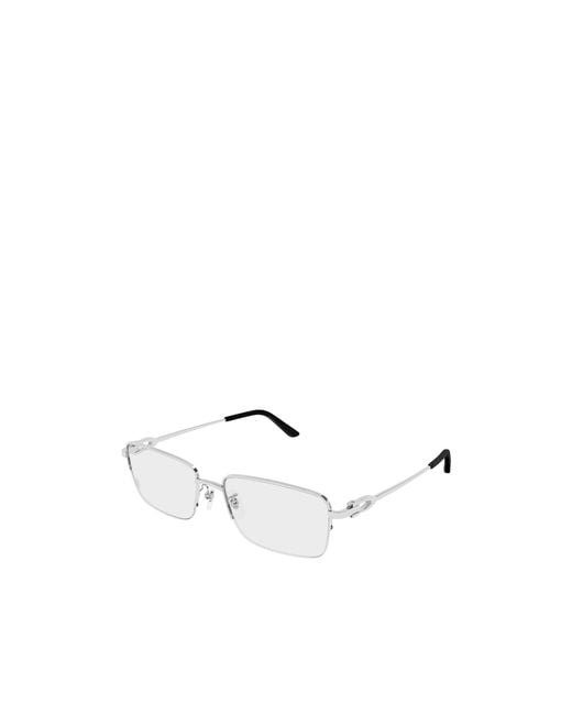 Cartier Multicolor Rectangle-Frame Glasses for men