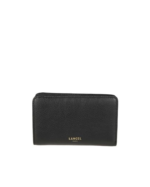 Lancel Black Zippered Card Holder