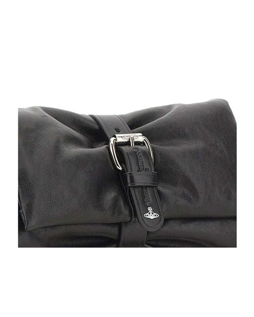 Vivienne Westwood Black Hazel Treasure Shoulder Bag