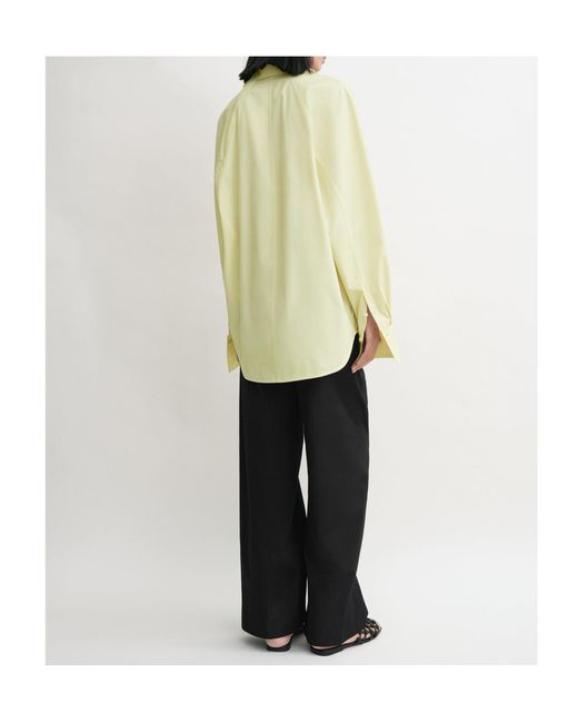 Totême Yellow Raglan-Sleeves Shirt