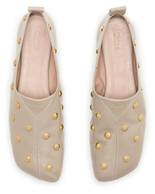 Chloé Natural Rita Flats