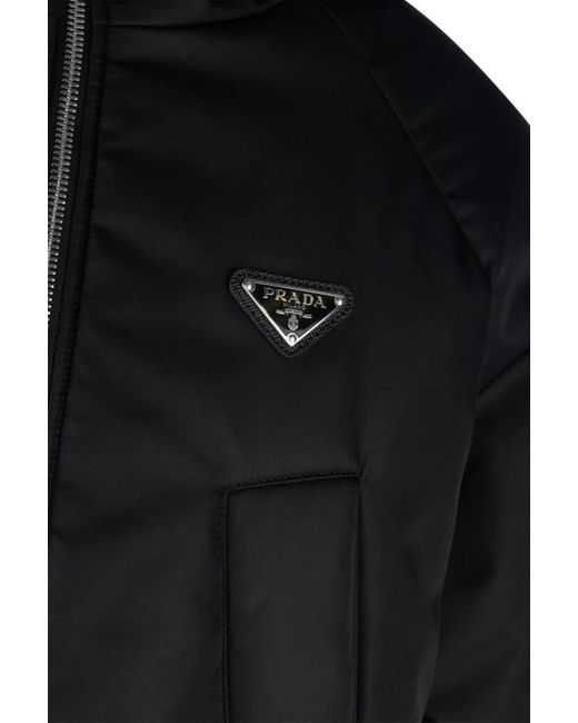 Prada Blue Re-Nylon Down Coat