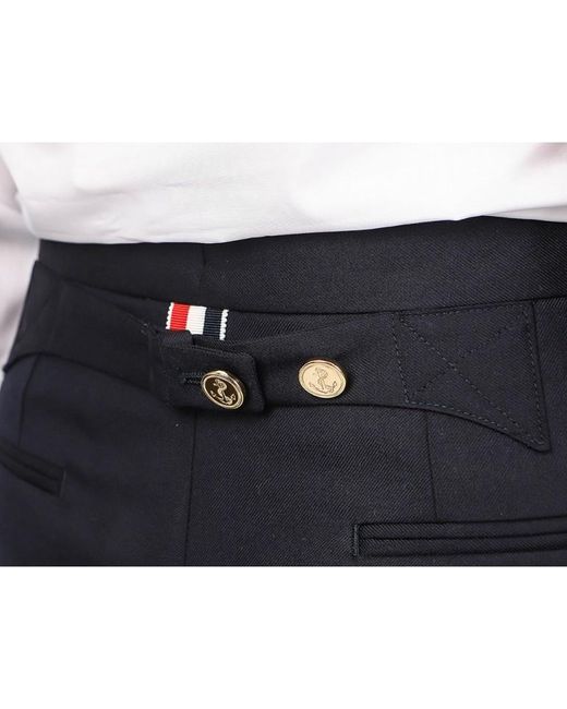 Thom Browne Black Pocket Casual Pants