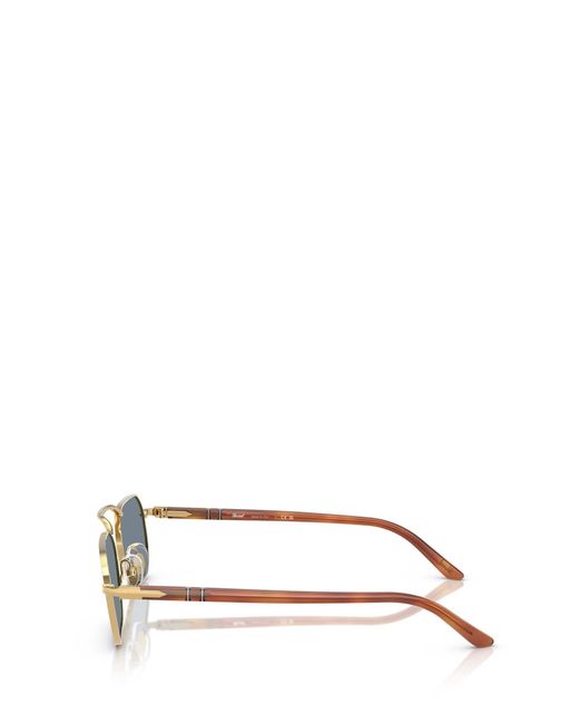 Persol White Rectangular Frame Sunglasses for men