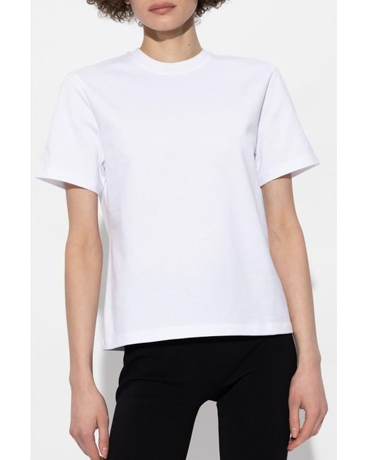 Ferragamo White Logo T-Shirt