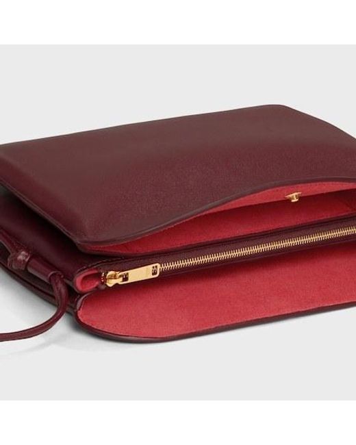 Céline Purple Trio Flap
