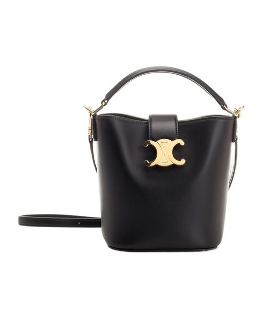 ショルダーバッグ・ポシェット CELINE Louise Small leather bucket bag Celine Louise Small Leather Bucket Bag Women's Brown | eBay