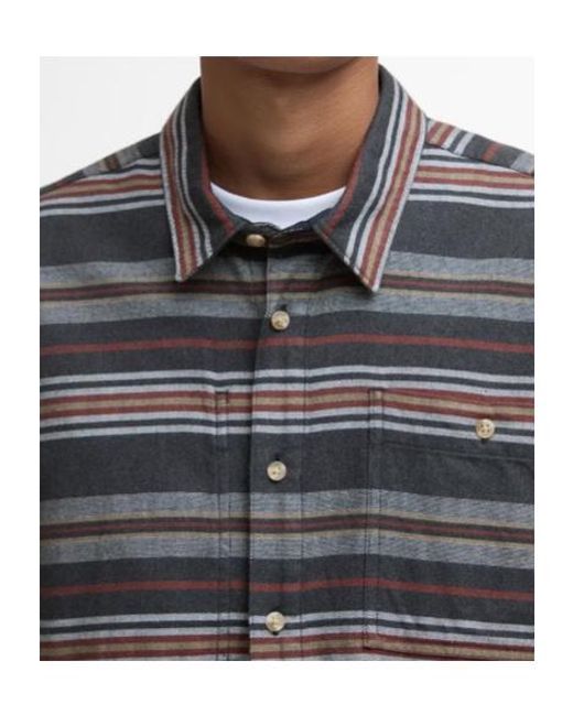 Barbour Gray Long Sleeve Shirt for men