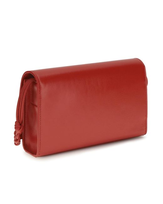 Jil Sander Red Strap Tangle Wallet
