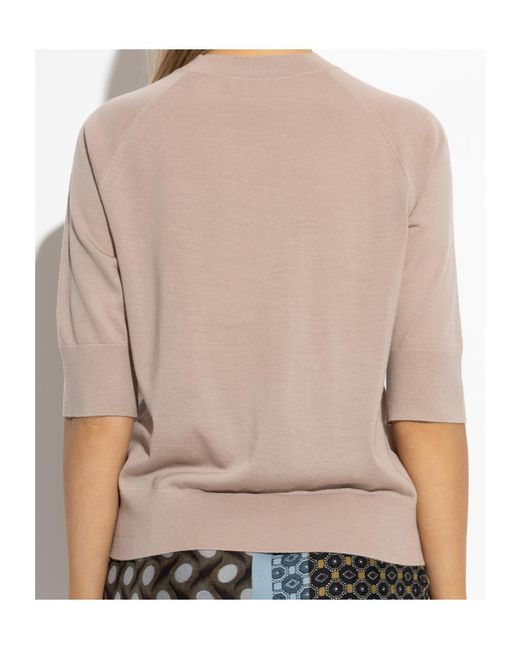 Dries Van Noten White Crew Neck Short-Sleeved T-Shirt