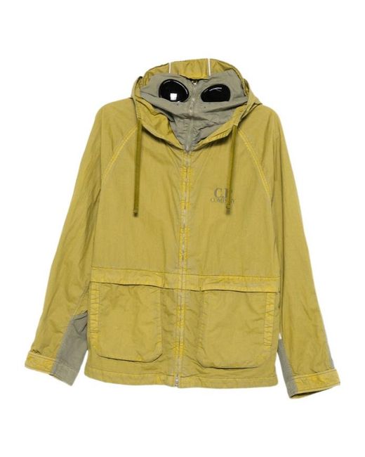C P Company Yellow Hood Jacket for men