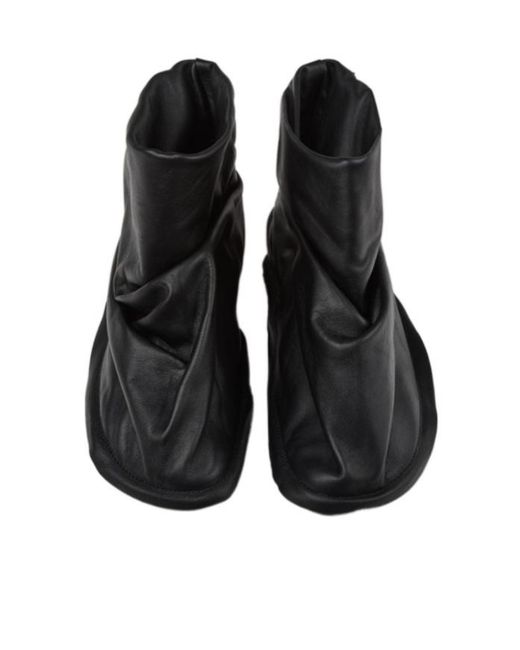 Camper Black X Issey Miyake Peu Form Ankle Boots