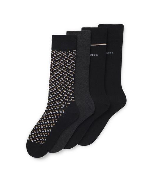 Boss Black Set Of Crew Socks for men