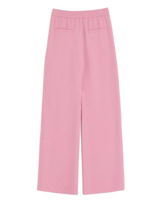 Valentino Pink High Waist Straight Leg Pants