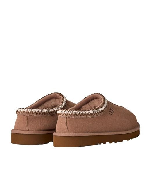 Ugg Brown Round-Toe Casual Slippers for men