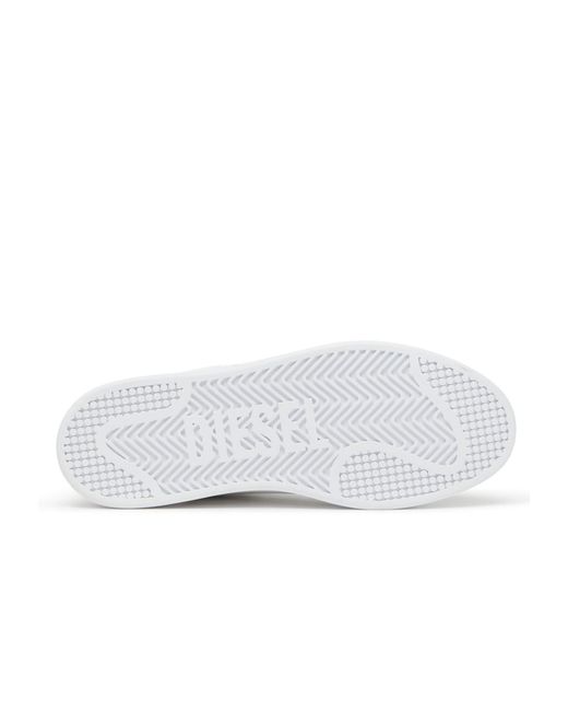 DIESEL White S-Dakota Low-Top Sneakers for men