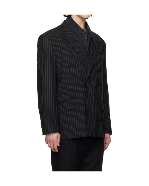 Boss Black Stretch Wool Blend Suit Jacket for men