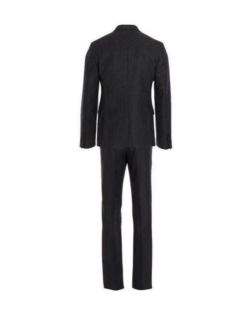 DSquared² Black Single-Breasted Trouser Suit for men
