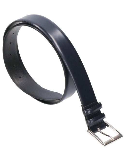 Orciani Blue Pointed-Tip Buckle-Fastened Belt for men