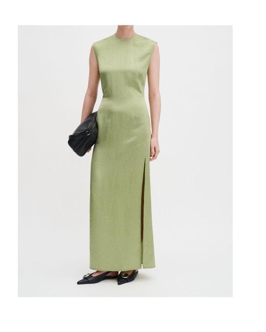 Filippa K Green Cut-Out Sleeveless Maxi Dress