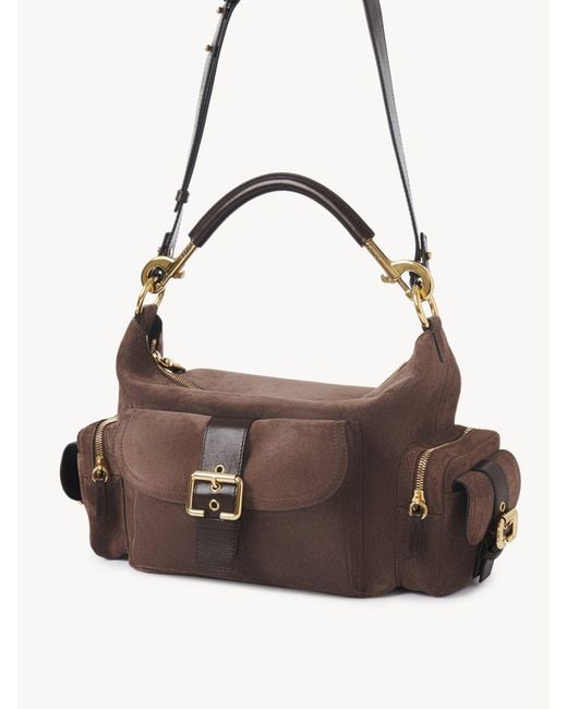 Chloé Brown Chloé Zipped Medium Camera Bag