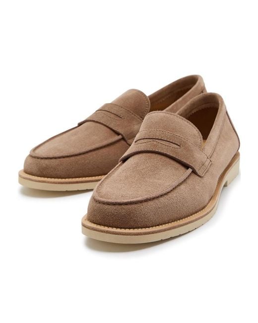 Brunello Cucinelli Brown Comfortable Loafers for men