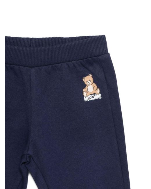 Moschino Blue Teddy Bear-Print Tracksuit Set