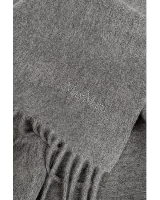 Max Mara Gray Tassel Scarf