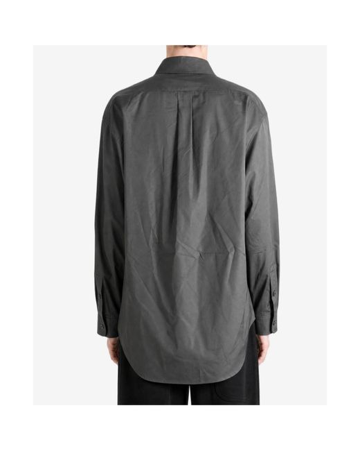 Rier Gray Long-Sleeved Shirt for men