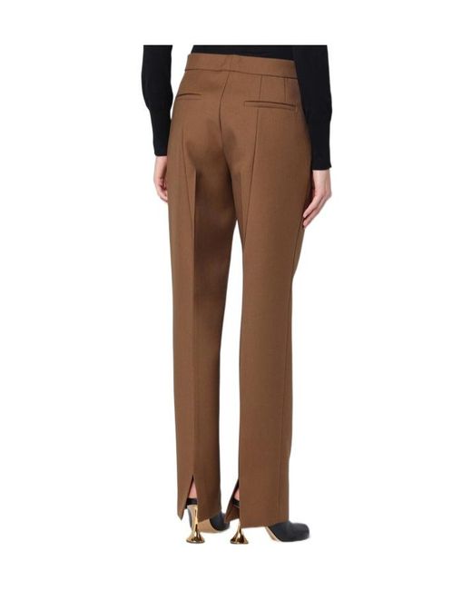 Jil Sander Brown Straight Trousers