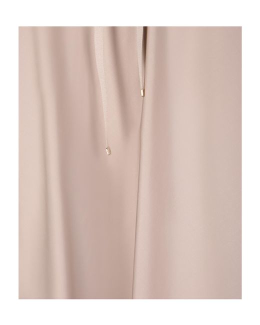 Herno Pink Drawstring Flared Skirt